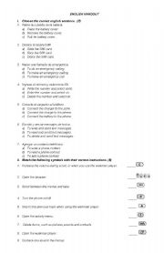English worksheet: communication