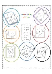 English Worksheet:  Shapes