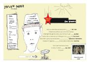 English Worksheet: Song - Im yours by Jason Mraz