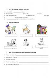 English worksheet: worksheet