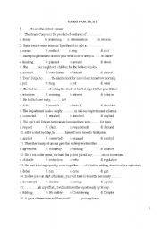 English worksheet: Grammar & Vocabulary Pratice