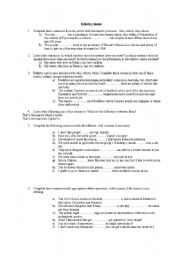 English Worksheet: RELATIVE CLAUSES