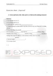 English Worksheet: dating shows listening exercise