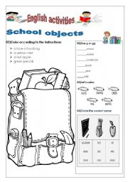 school objects