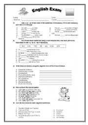 English Worksheet:  Present Simple