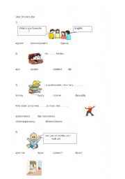 English worksheet: sbs exam 