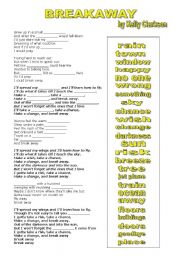 English Worksheet: Song Activity - Missing words
