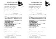 English worksheet: London London - song