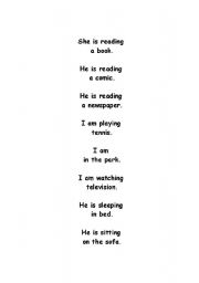 English Worksheet: verbs