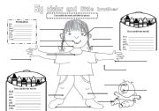 English Worksheet: Big sister and little brother