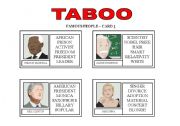 TABOO GAME: Famous People