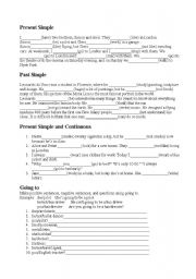 English worksheet: Elementary Test Exercises