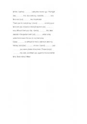 English Worksheet: this is very easy