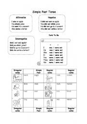 English worksheet: Simple Past 