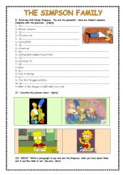 A test with the Simpson Family