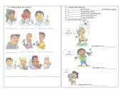 English Worksheet: Jobs exercises