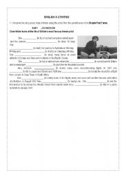 English worksheet: Simple past