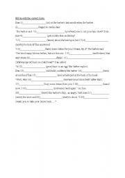 English worksheet: Tenses-Present+Past+Future