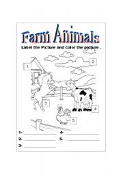 Farm Animals-B&W