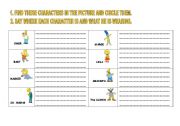 English Worksheet: Can you find the Simpson?