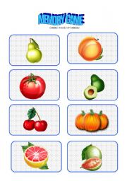 FRUIT MEMORY GAME