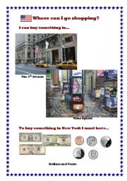 English Worksheet: Where can I go shopping in New York