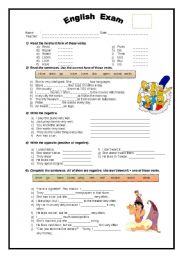 English Worksheet: Present Simple