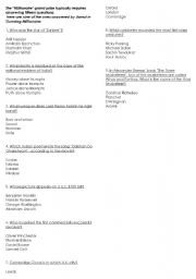 English Worksheet: Slumdog millionaire: the questions.