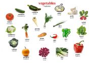 English Worksheet: Vegetables