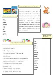 English Worksheet: Past Tense Simple