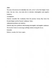 English Worksheet: Past Simple
