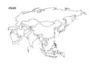 English Worksheet: Asia