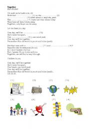 English worksheet: Together - Bob Sinclair