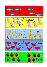 English Worksheet: Number puzzle (2/2)