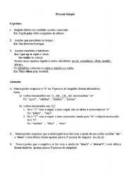 English worksheet: Present Simple