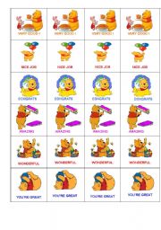 POOH STICKERS