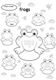 English Worksheet: FROGS