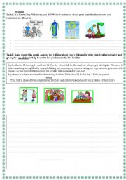 English Worksheet: Writing