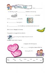 English Worksheet: alibi