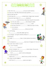 English Worksheet: will - going to
