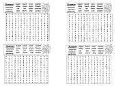 English Worksheet: Summer - word search