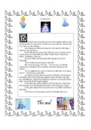 English Worksheet: Cinderella 