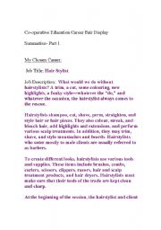 English Worksheet: co-op