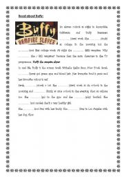 English Worksheet: Buffy the vampire slayer