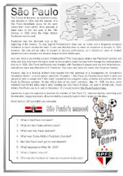 English Worksheet: Brazilian Teams - So Paulo