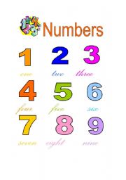 English worksheet: The Numbers