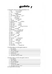English Worksheet: Review 6th