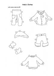 English Worksheet: Dress up Worksheet2 (2/3)