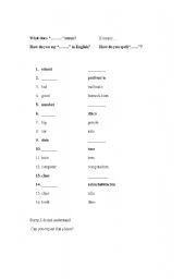 English worksheet: Alphabet