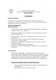 English worksheet: bilingual process